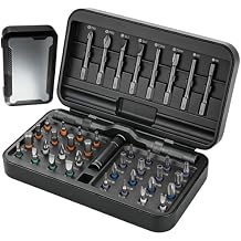 42 in 1 Magnetic Ratcheting Screwdriver Set, Multi-Bit Magnetic Screwdriver Kit with S2 Steel Bits & T-Handle Ratchet,Portable Repair Ratchet Screwdriver for Computer,Watch, Bicycles DIY,Gifts for Men
