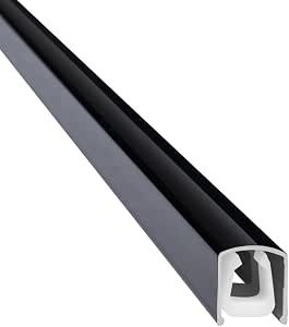 TV Design Goulotte de câbles en aluminium anthracite satiné RAL7016 en TV Design Goulotte de câbles en aluminium anthracite satiné RAL7016 en