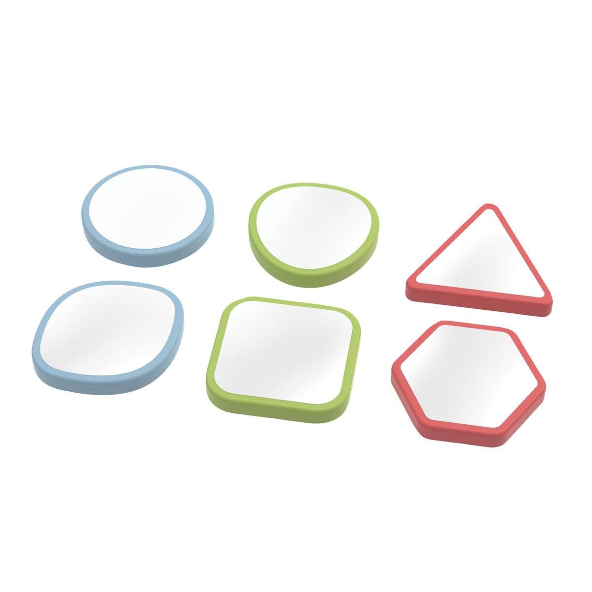 Kaplan Early Learning Infant Toddler Mirrors - Set of 6, Social Emotional Learning, Self-Awareness, Cognitive Development Toys, Mirrors for Kids, Ages 12+ Months