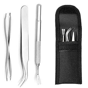 EasyULT 3PCS Tick Remover Tool Set,...