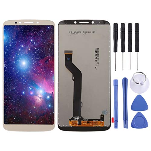 Ecran LCD de Remplacement pour Motorola Moto E5 Plus avec Numériseur Assemblage Complet Gold