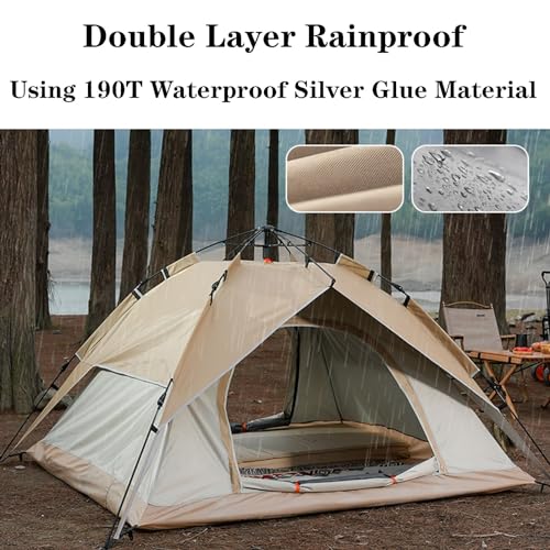 Carpa instantánea pop up para camping 3/4 personas SFKLYU miniatura 4