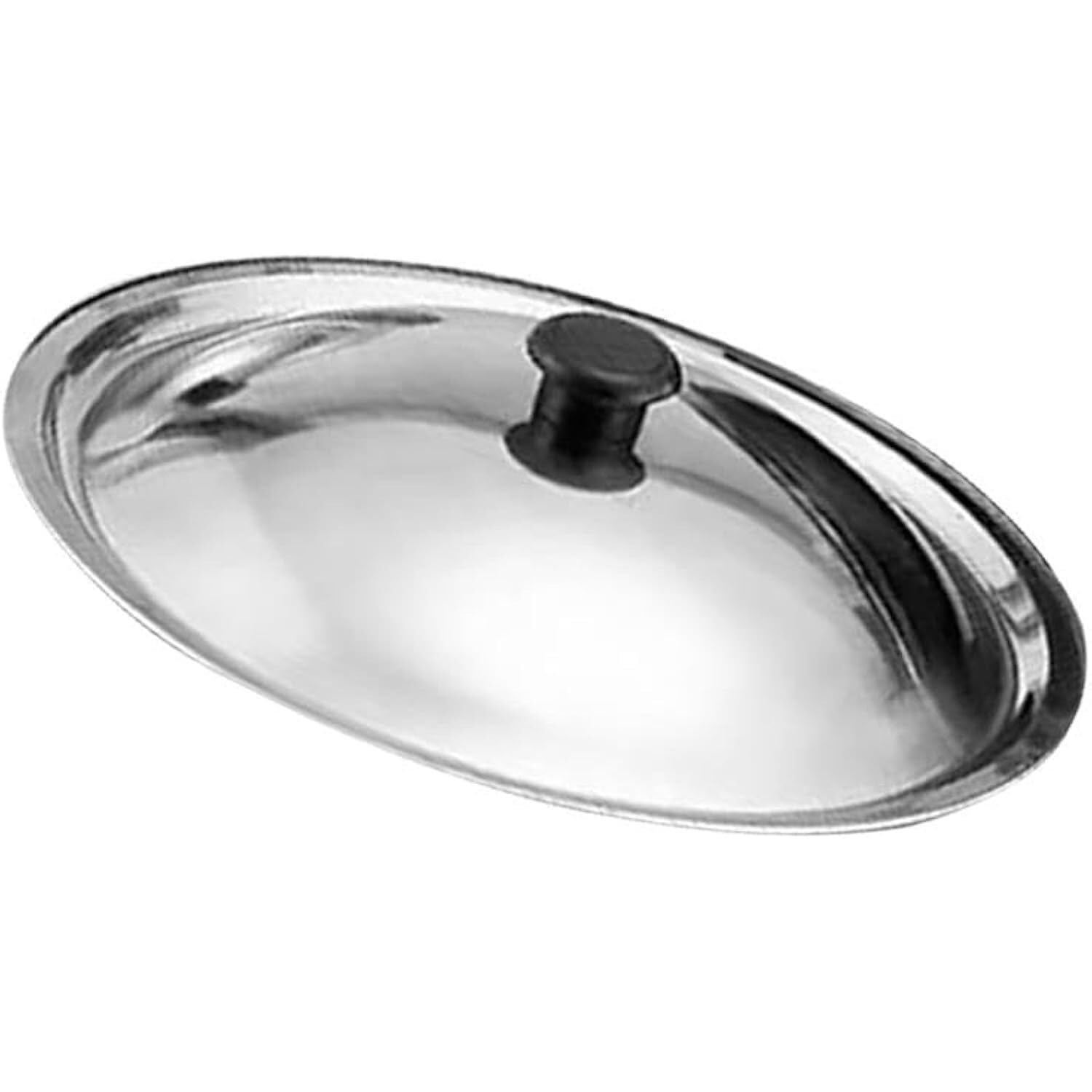 Pan Lid, Frying 3PCS Pot Stainless Steel Cover Universal Kitchen Cookware Replacement Lids For Pans Fry Boil Steam Cooking Supplies(29.50x29.50x7.00cm)