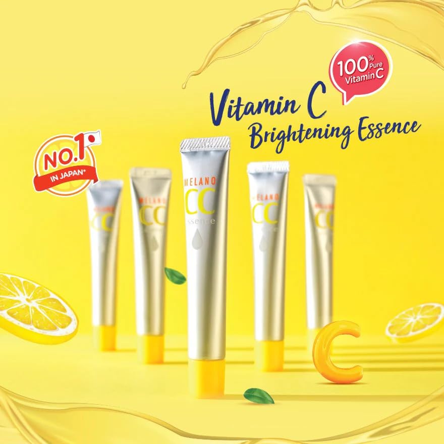 Image of Melano CC Serum with Vitamin C & E - 20ml, A product from Japan - Brightening & Anti-Aging Face Serum for Dark Spots, Acne, and Skin Tone Improvement