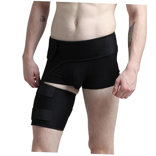 Miniatura 4 de Correa protectora de cadera Soporte de compresión para músculos tirados Manga isquiotibial Manga del muslo Soporte de pierna Manga de pierna Soporte