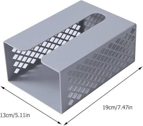 Miniatura 2 de Cabilock Caja de pañuelos montada en la pared, dispensador de servilletas de tejido sin rastro, caja de cajón de pañuelos colgante, accesorios de