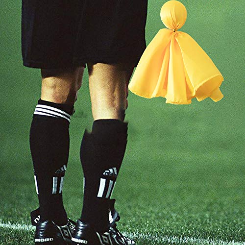 image for HaiMay 10 Pieces Football Penalty Flag Sports Fan Set Tossing Flags Pe