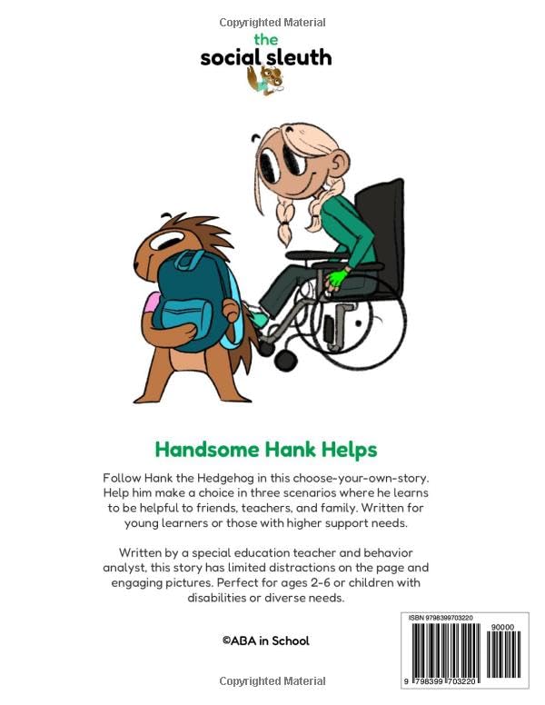 Handsome Hank Learns to Help (The Social Sleuth Series) - Image 2