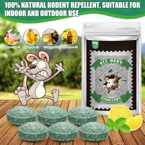 Mice Rodent Repellent, 12Pcs Peppermint Oil Mouse Repellent Balls for Rats Mice Deterrent, Keep Rodents Out of House Indoor Outdoor, Safe for Humans & Pets, Roache Ant Bug Spider Rat Control Mice Rodent Repellent, 12Pcs Peppermint Oil Mouse Repellent Balls for Rats Mice Deterrent, Keep Rodents Out of House Indoor Outdoor, Safe for Humans & Pets, Roache Ant Bug Spider Rat Control