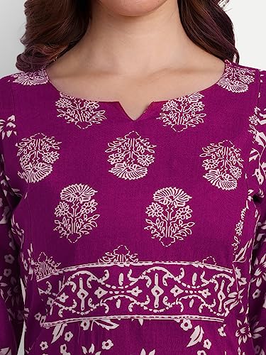 Image of Ayukta Women's Rayon Printed Straight Kurta