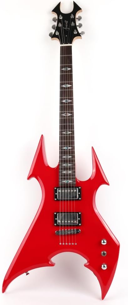 Fojill FHM-602 Solid Body Full Size Canadian Maple Neck Genuine Rosewood Fretboard Fingerboard Mahoghany Body Electric Guitar(Black)