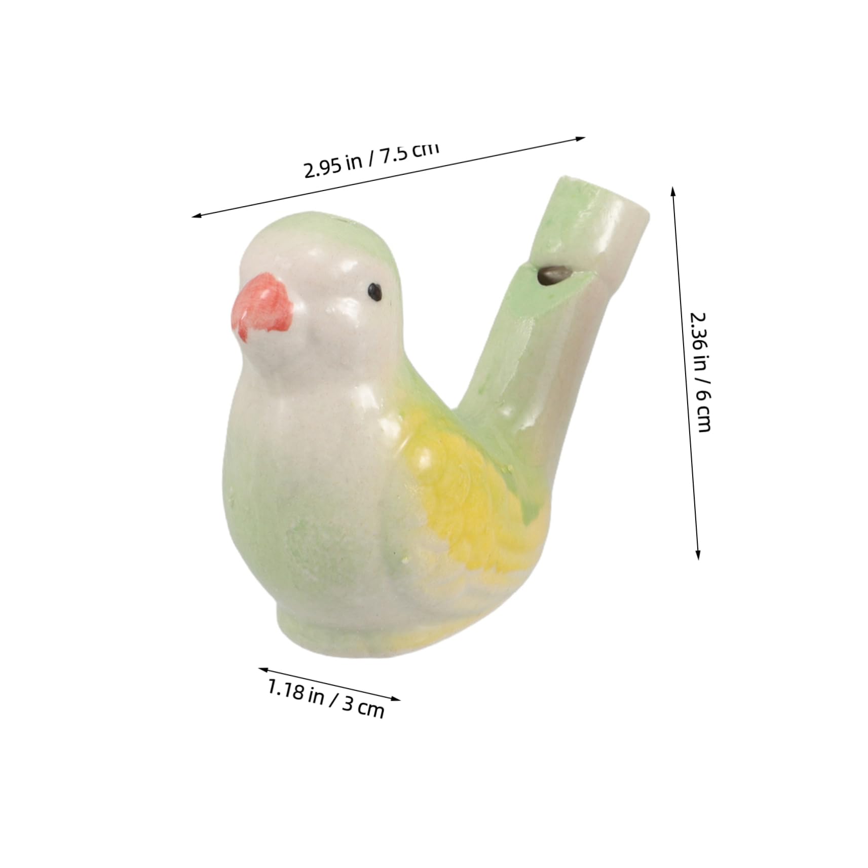 VANZACK Luxury Ceramic Quality Sturdy Hiking Whistle Emergency Bird Noise Maker Travel-friendly