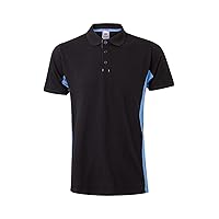VELILLA 105504; Polo Bicolore Manica Corta; Colore Blu e Taglia