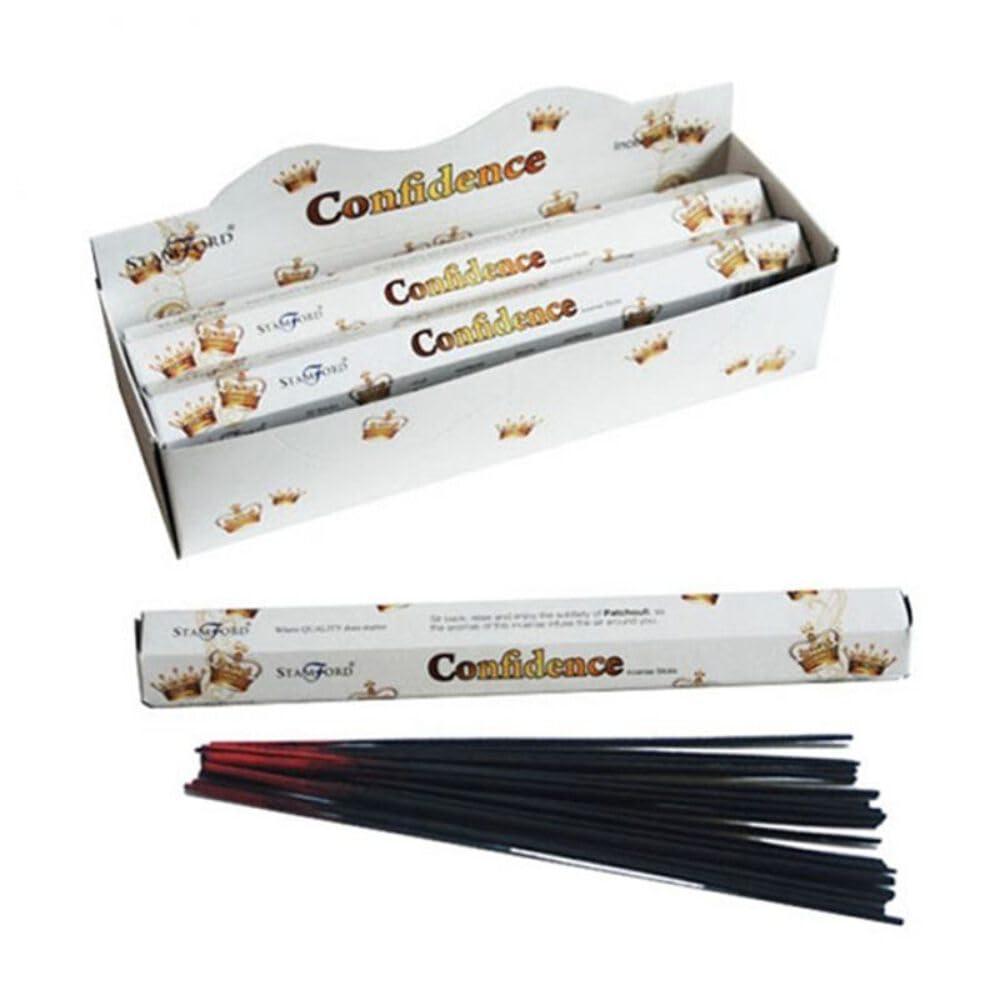 Stamford Inc. Black Stamford Confidence Incense Sticks, Pack Of 20,