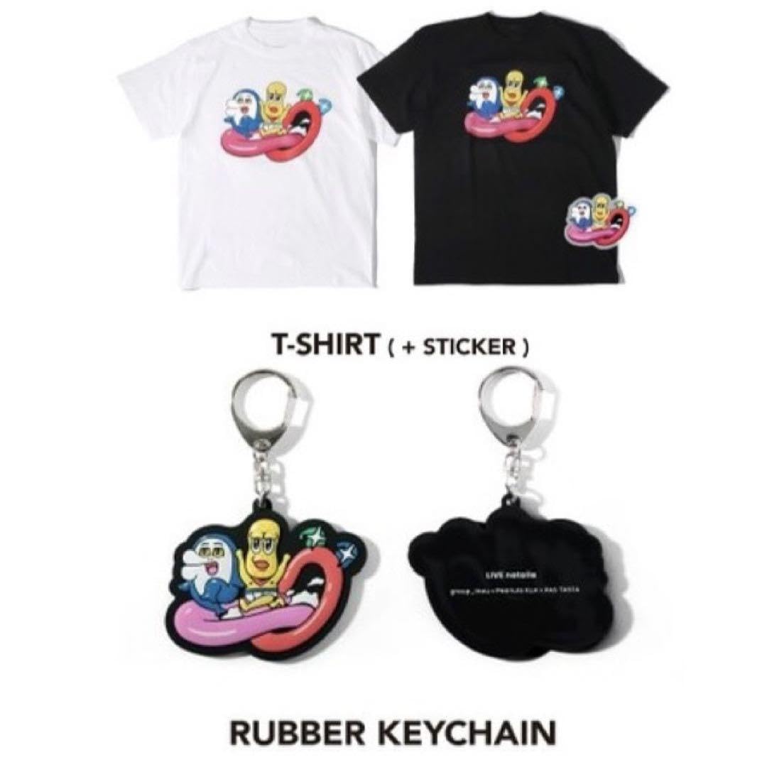 group_inou×ピーナッツくん×PAS TASTA Tシャツ黒 group_inou×ピーナッツくん×PAS TASTA Tシャツ黒 ライブナタリー