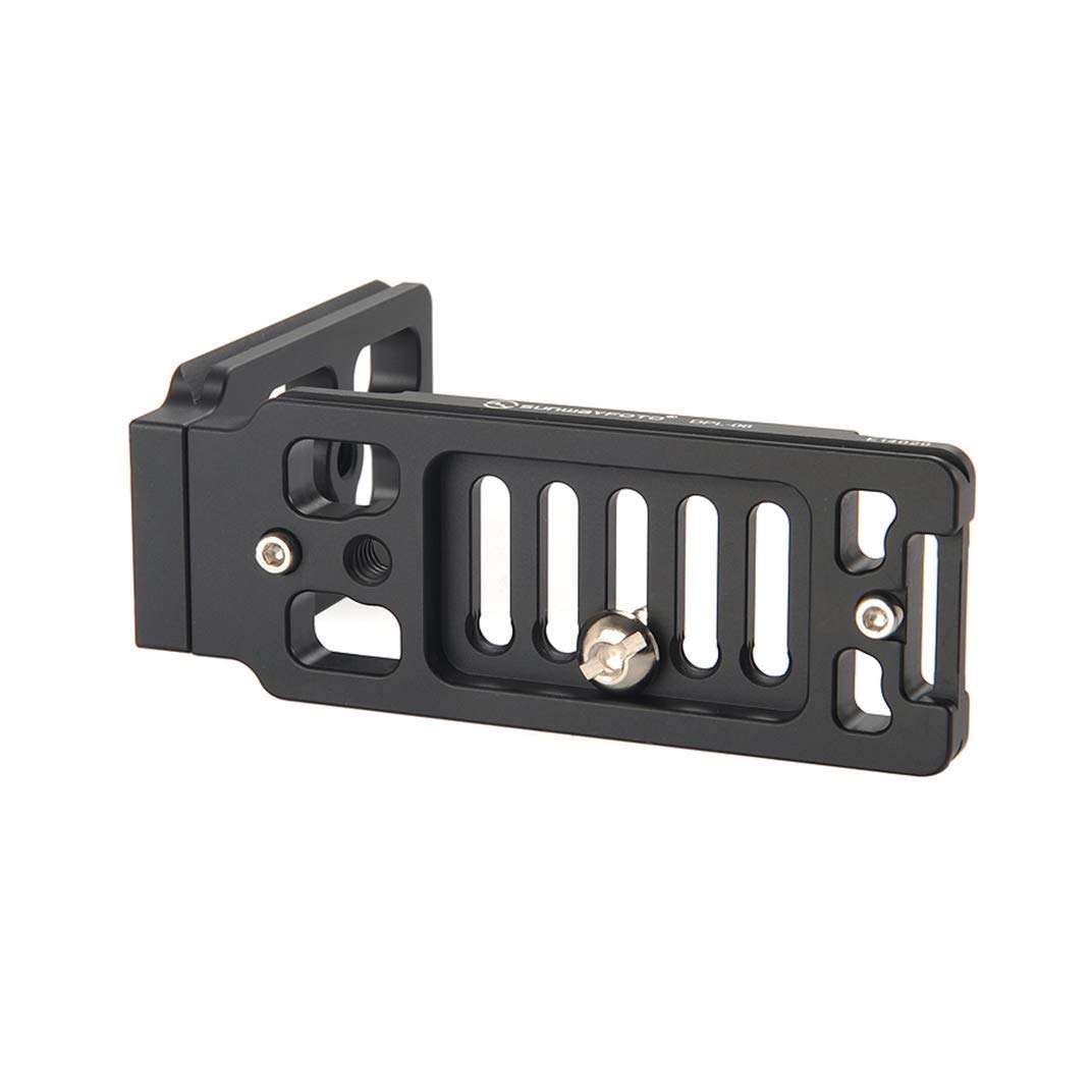 SUNWAYFOTO Universal L-staffa Quick Shoe 1/4" vite tipo L piastra a sgancio rapido