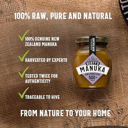 Scott's Honey Miel Manuka MGO500+ 8 oz miniatura 3