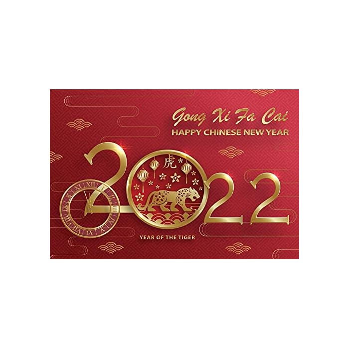 Buy Baocicco 10x8ft 2022 Happy Chinese New Year Photo Backdrop 12 o