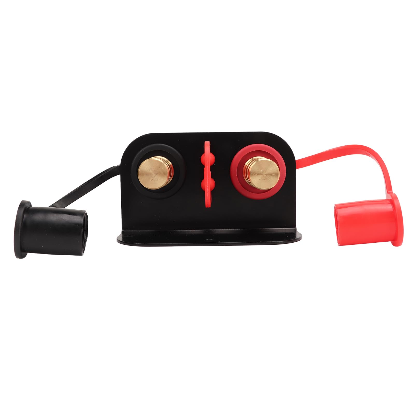 Bornes de Batterie à Distance, Kit de Relocalisation des Bornes de Batterie, Installation Simple, conductivité Supérieure, 2 Couvercles pour Tondeuse, Bateau, UTV, ATV, Voiture,