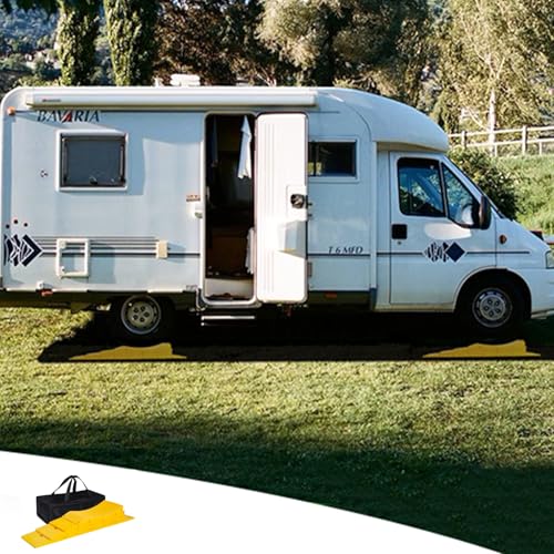 Garfatolrv RWHP Rv Leveling Blocks, 11 Packs Camper Levelers For Travel Trailer With 6 Interlocking Leveling Blocks, 3 Extended Slanted Ramps thumb #5
