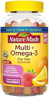 Nature Made Womens Multivitamin with Omega-3, Multivitamin for Women for Daily Nutritional Support, 150 Gummies, 75 Day Supply