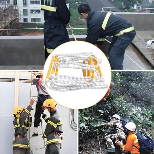 Échelle de secours 4,9 m pour évacuation de maison en cas d'urgence - 6