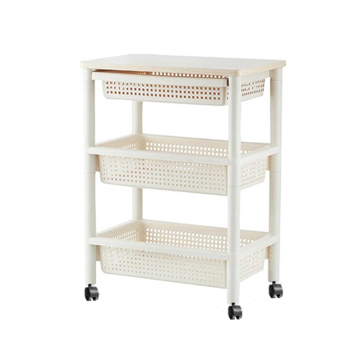 Amazon.co.jp: [SDS] キッチンワゴン 幅46 奥行30 高さ65 キャスター