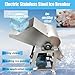 HQHAOTWU Ice Crusher Shaver Commercial Electric Ice Crusher Grinder Large Stainless Steel Ice Breaker Industrial Ice Crushing Machine Output 2T/H Ice Block Crusher for Commercial Industrial Use 220V
