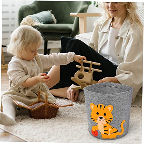 Panier à linge bébé et jouets BESTonZON en feutre souple - 8