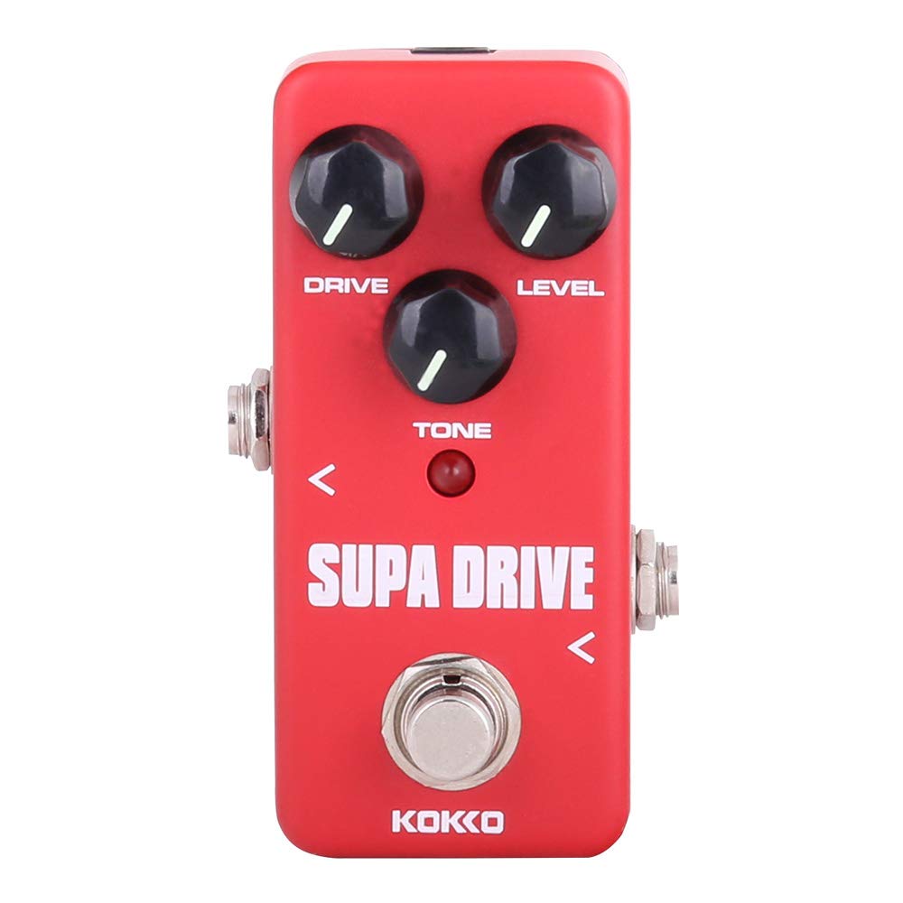 Kokko SUPADRIVE Overdrive Pedal – Compact Analog Guitar Overdrive Pedal with Warm Sound and True Bypass