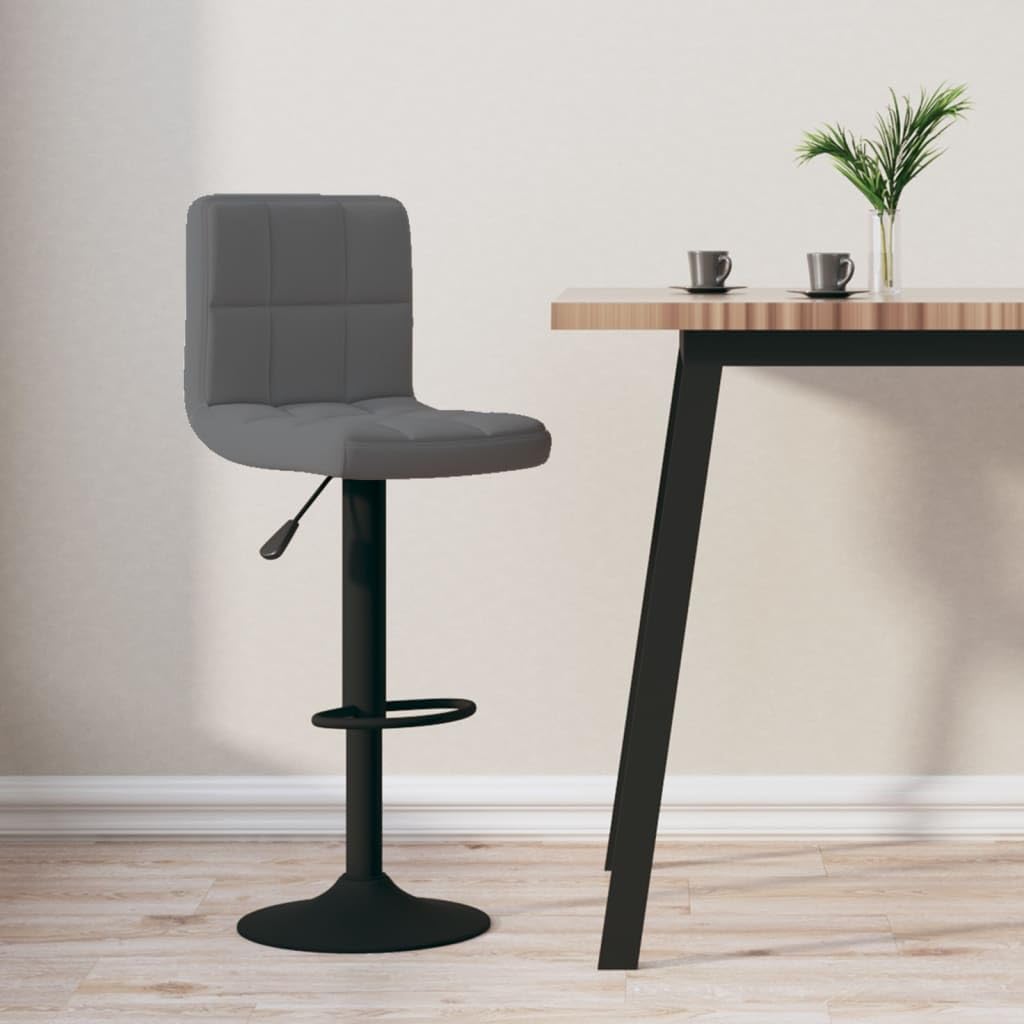 Chaise haute de bar en velours idéale pour îlot de cuisine