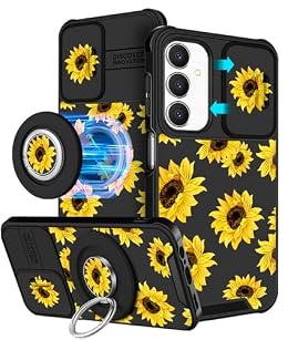 Funermei for Samsung Galaxy A15 5G Case with Magnetic Ring Stand