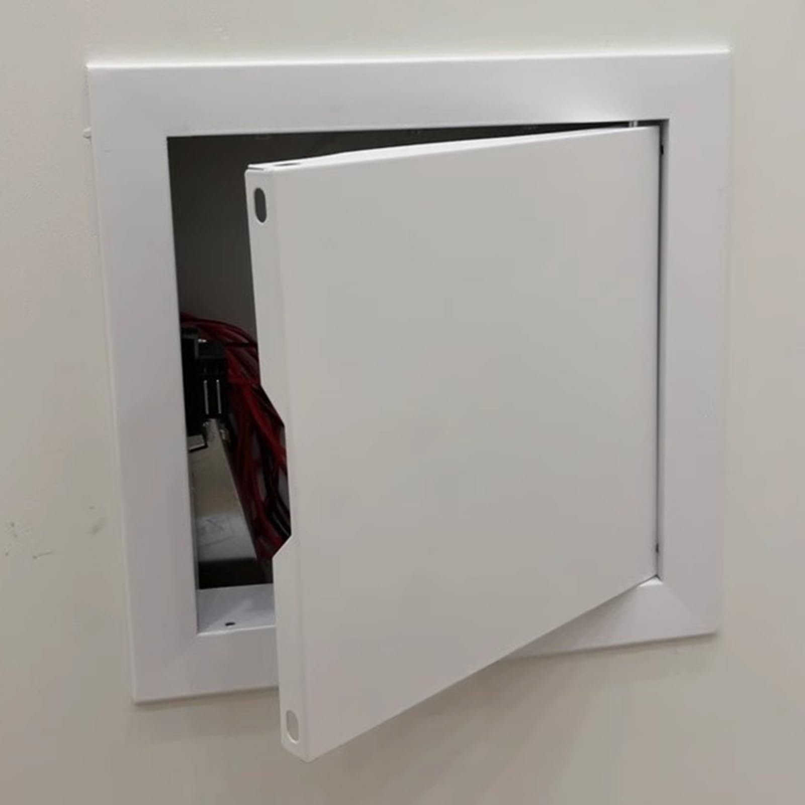Pannello di accesso Portelli di ispezione, Pannello di accesso bianco con sportello di ispezione, pannello di accesso magnetico, piastra di copertura for parete e soffitto(9x15in(230x380mm))