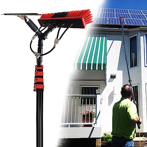 Brosse nettoyage télescopique 9 m contre la saleté des vitres