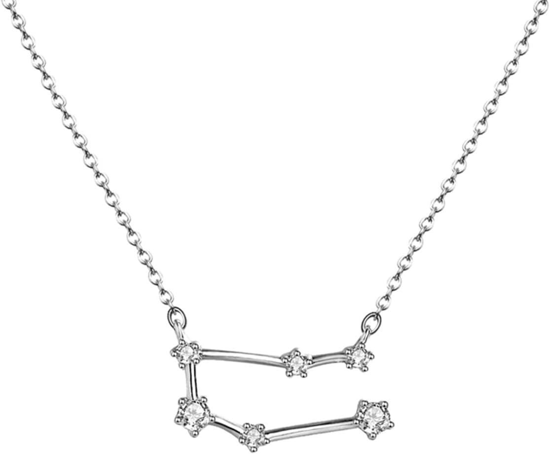 OSIANA Constellation Necklace for Women Leo Virgo Horoscope Zodiac Pendant Necklace Birthday Gifts
