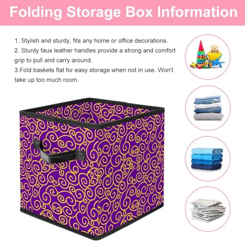 Boîte de rangement pour vêtements solution placard encombré motif nuages