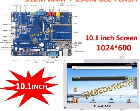 S5PV210 Cortex A8,TINY210 SDK2+10.1 inch touch LCD,512M RAM+1G Flash, Development Board Android ,HDMI