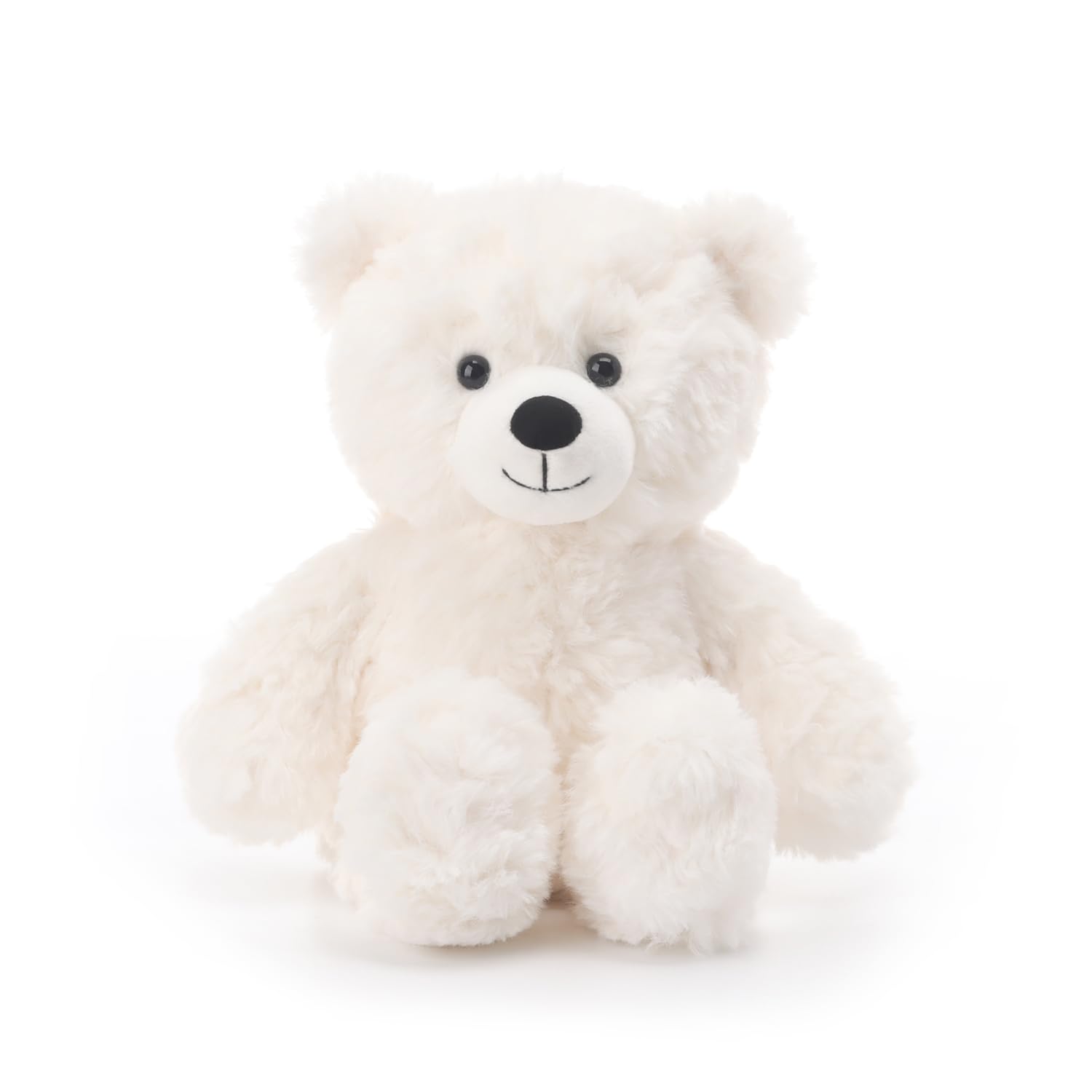 Apricot Lamb White Flower Bear Plushies Stuffed Animals for Baby Girl and Boy, Soft Cute Plush Toys for Kids, 8 Inches โ image 1
