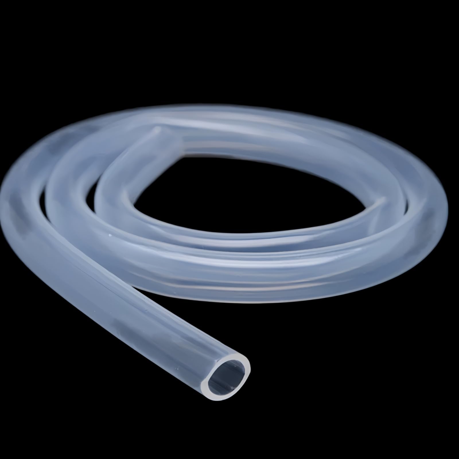 Purzen Silicone Tubing 6mm ID X 12mm OD Flexible Silicone Rubber Hose Transparent High Temperature Tolerant Tube for Garden Drip Irrigation Industrial Flow Conduits,1m