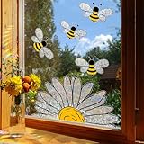 Photo Gallery sixhaobu 5 adesivi per finestra con motivi primaverili ed estivi, fiore girasole vetrofanie estivi fiori decalcomanie api e girasoli per vetri decorativi fiori animali Photo Gallery sixhaobu 5 adesivi per finestra con motivi primaverili ed estivi, fiore girasole vetrofanie estivi fiori decalcomanie api e girasoli per vetri decorativi fiori animali
