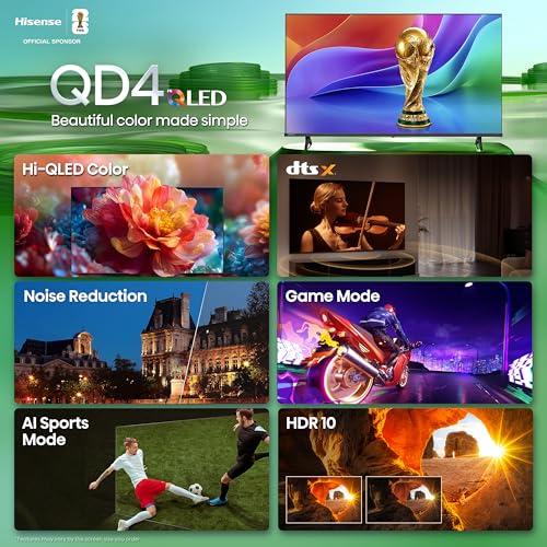Image of Hisense 32QD4SV 32 inch Class QD4 Series FHD Hi-QLED Smart VIDAA TV