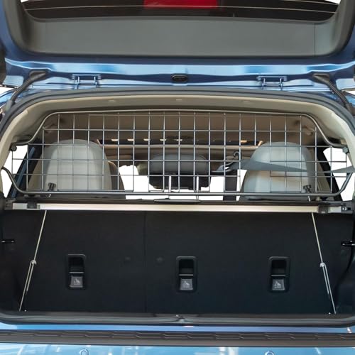 Travall Hundegitter für Subaru Crosstrek (2012-2023) Fahrzeugspezifisches Hundegitter, Kofferraumschutz für Hundetransport, Gepäckschutz, Robustes Stahlnetz Auto Hundesperre