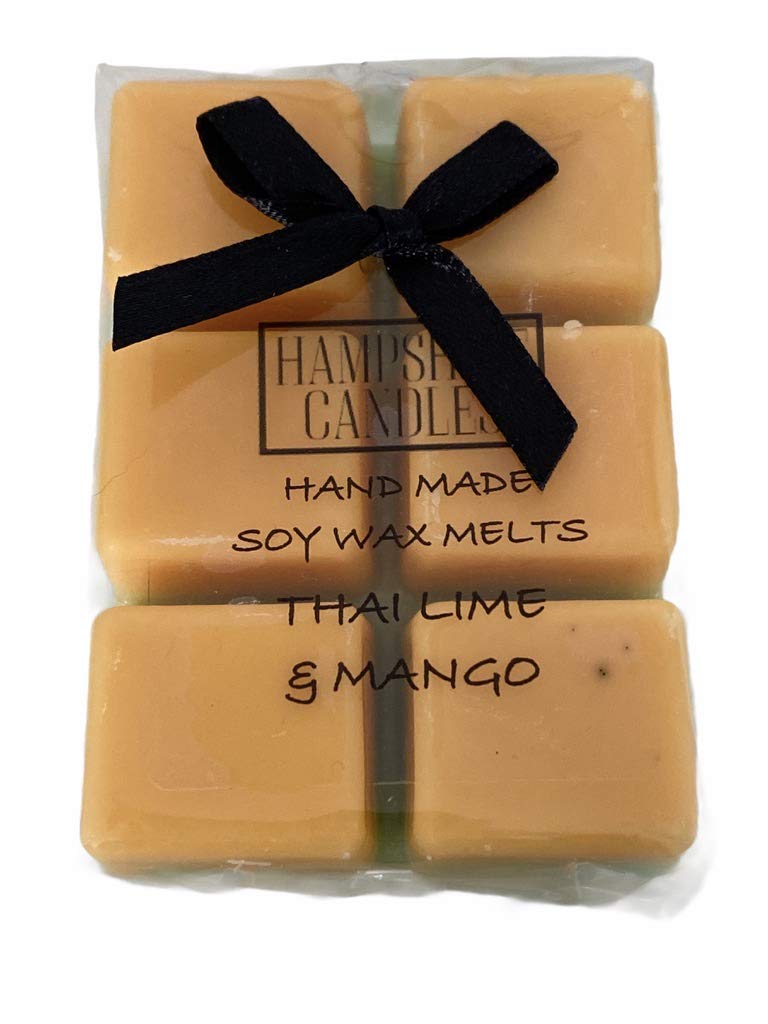 Thai Lime and Mango Wax Melts | Highly Scented | 100% Eco Soy Wax, Cruelty & Vegan Free | (Approx. 80g)