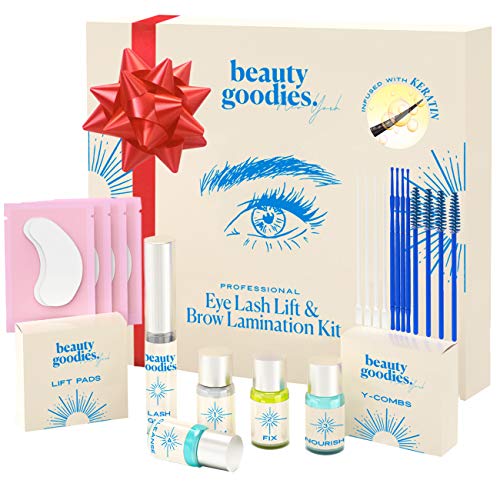 Lash Lift Kit & Brow Lamination Kit - Lash lift KERATIN DIY Salon-Like Eyelash Perm Kit - Improved Quick-Dry Lash Perm Formula | Safe & Nourishing Eyebrow & Lash Lift | Lasting lifting result