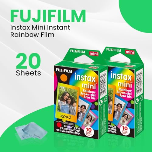 FUJIFILM INSTAX Mini Instant Rainbow Film, 20 Sheets, Compatible with INSTAX Mini Cameras and Printers - image 2
