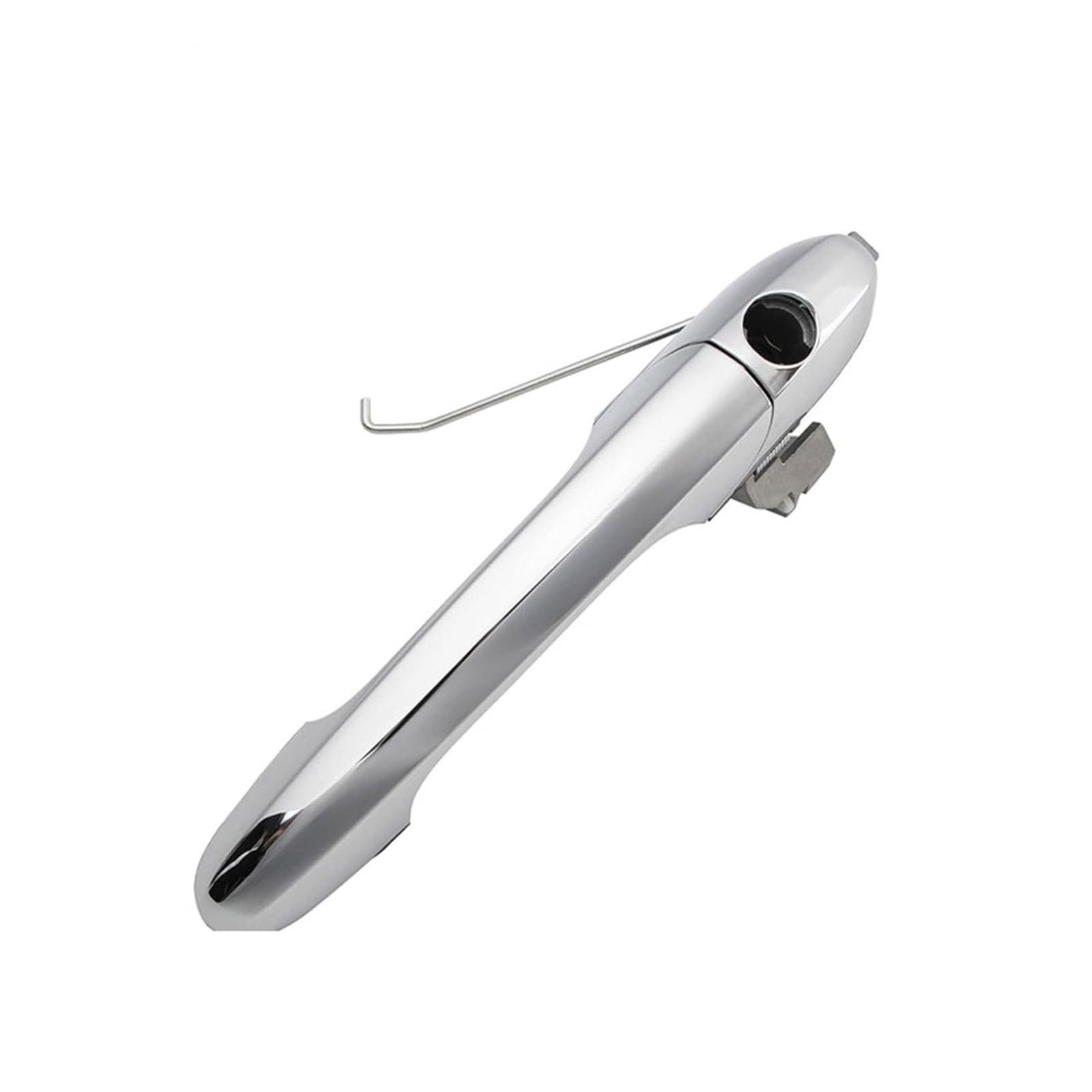 DHDYJSA for Fiat 500 for 500C 2007 2008 2009 2010 2011-2018 Exterior Door Handle Chrome 68069943AC 68069942AC 68069943AB 68069942AB Outer Door Handle(FR68069942AB)