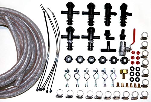 Rittenhouse Weed Spray Boom Kit with 6 Nozzles - Do-It-Yourself Horizontal Boom Kit