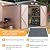 Aoxun 10x8FT Shed with Floor Galvanized Steel Outdoor Storage Shed (Brown)