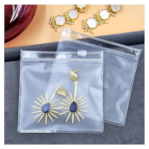 Image of Nibbler 18 Pcs Travel Jewellery Pouch for Women, Travel Earrings Organiser Pouch, Portable Jewellery Organisers for Rings, Earrings, Bracelets, Decorative Box Multi-Purpose Pouches (Mix Sizes)