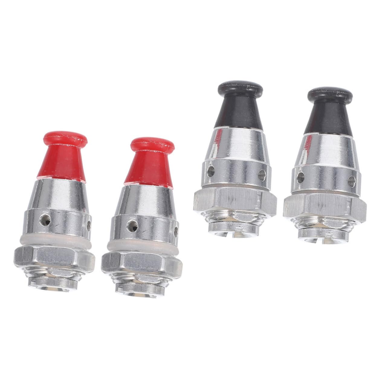 COLLBATH 4Pcs Pressure Cooker Safety Relief Valve Professional Pressure Limiting Valve for Enhanced Cooking Efficiency Easy to Install and Clean Essential Accessory